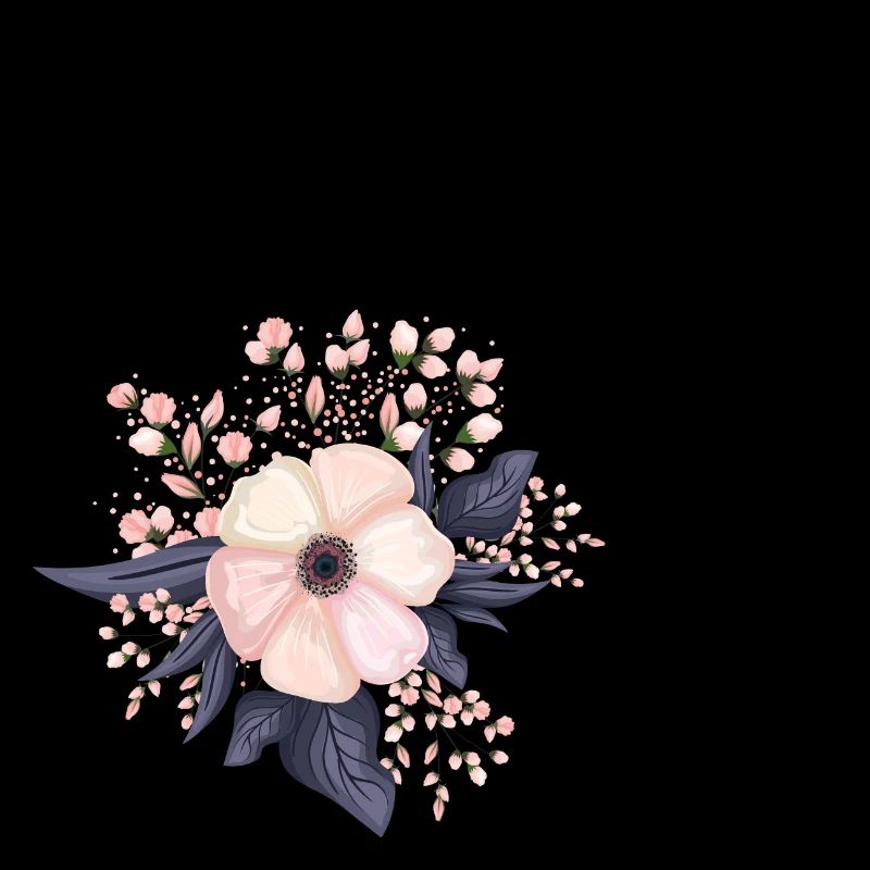 letter L flowered
