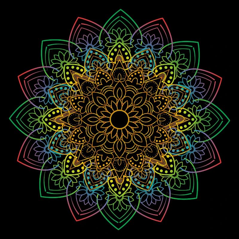 Mandala bunt by the Manzanita`s