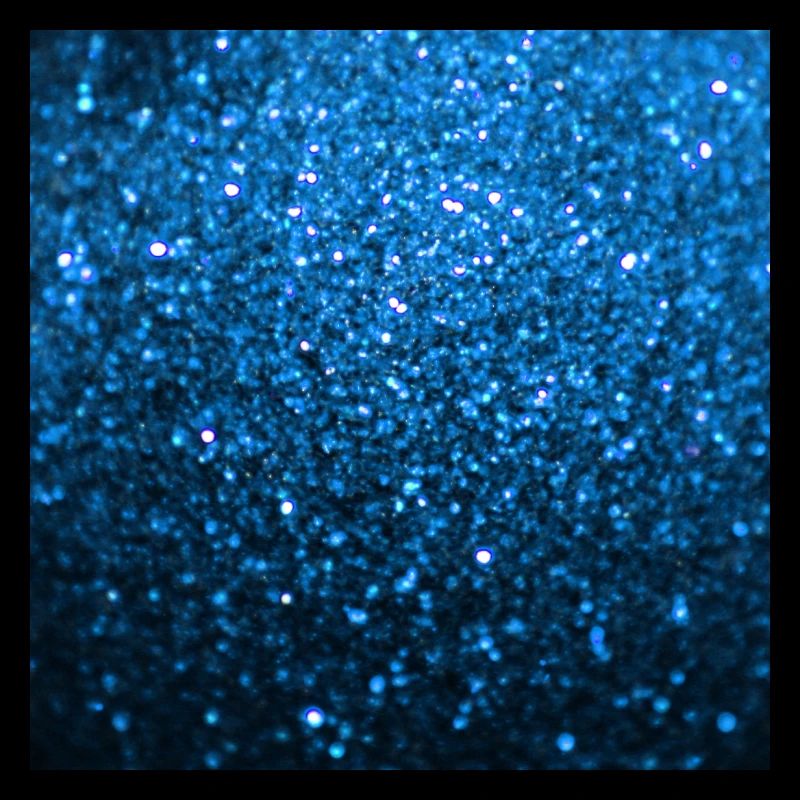 Funkelnder blauer Glitter