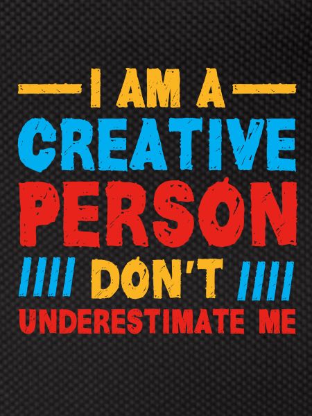 Creative Person Spruch Geschenkidee