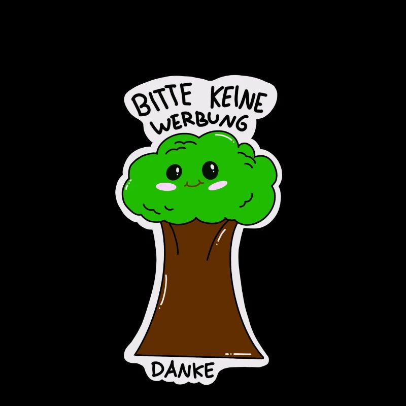 Bitte keine Werbung Baum/Umwelt freundlich