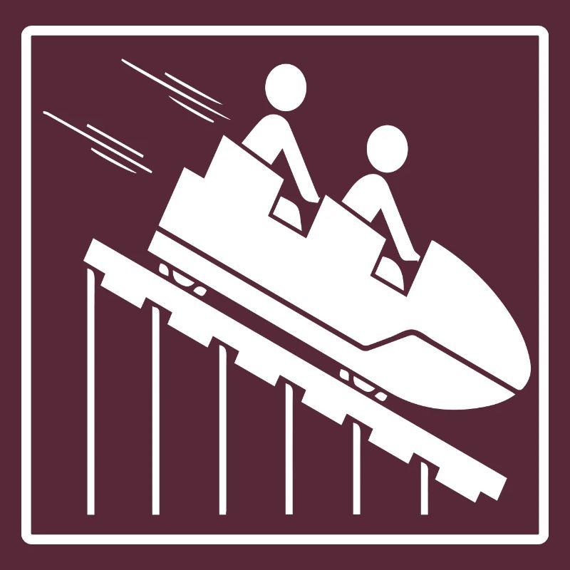Rollercoaster Achterbahn