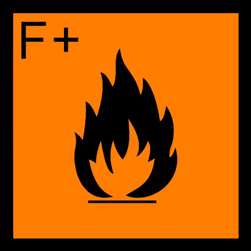 Extrem entzündlich, extrem entzündlich