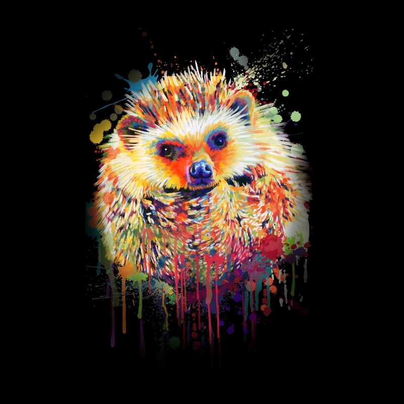 Igel handgezeichnet