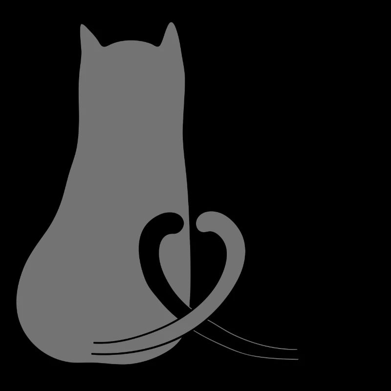 2 chat coeur