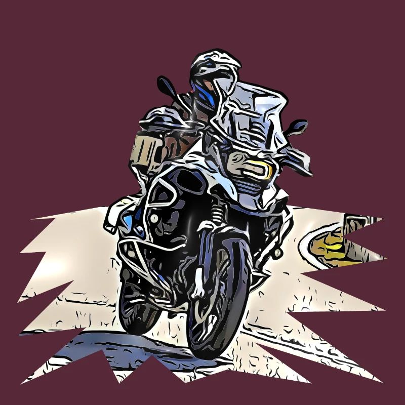 Courbe de vélo d’aventure