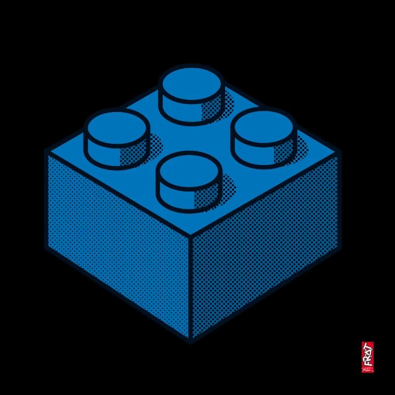 Baustein Blau