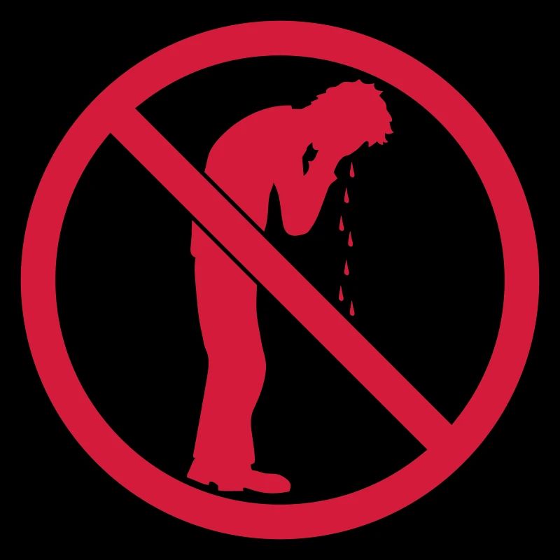 Sign crying forbidden