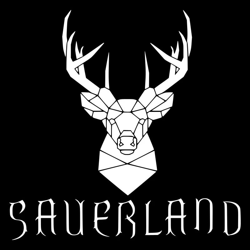 Sauerland Geweih, DESIGNFARBE FREI WÄHLBAR!
