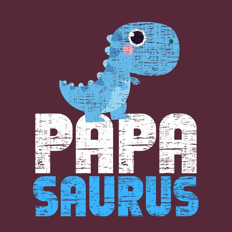 Papasaurus Dinosaurier Rex Papa Saurus Dad Dino