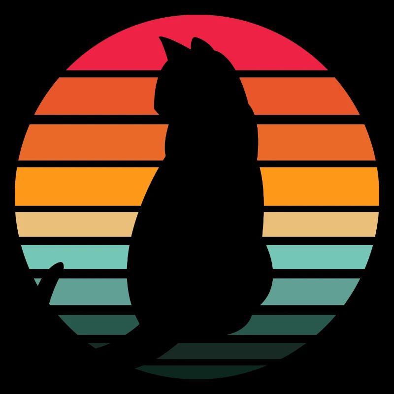 Katze Sunset