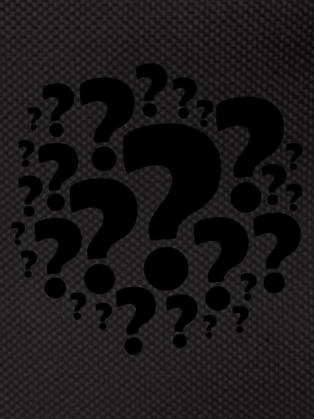 Many question mark symbols