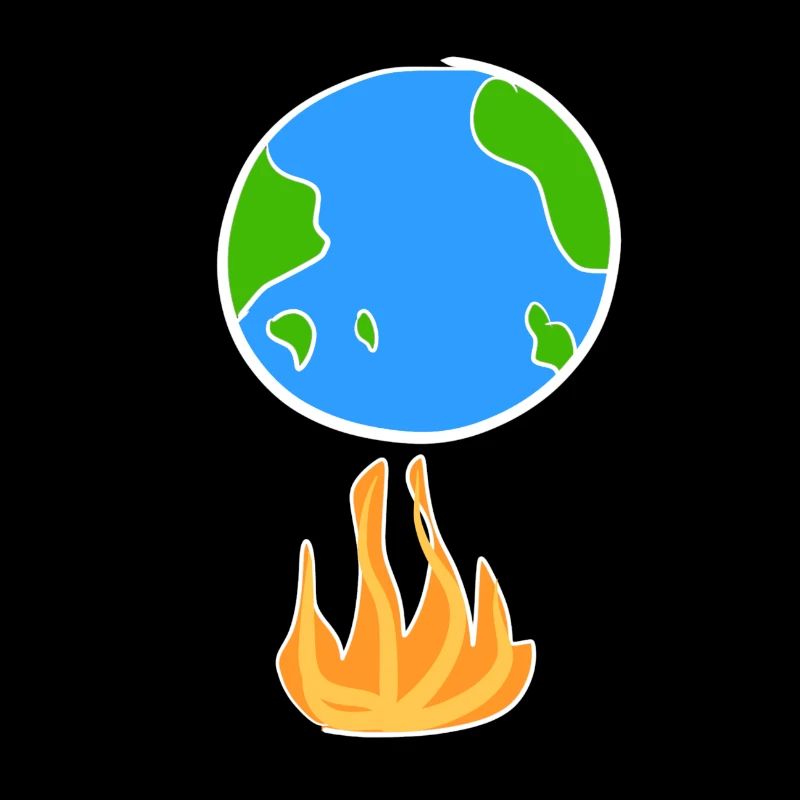 protection du climat terre dessin animé symbole climat