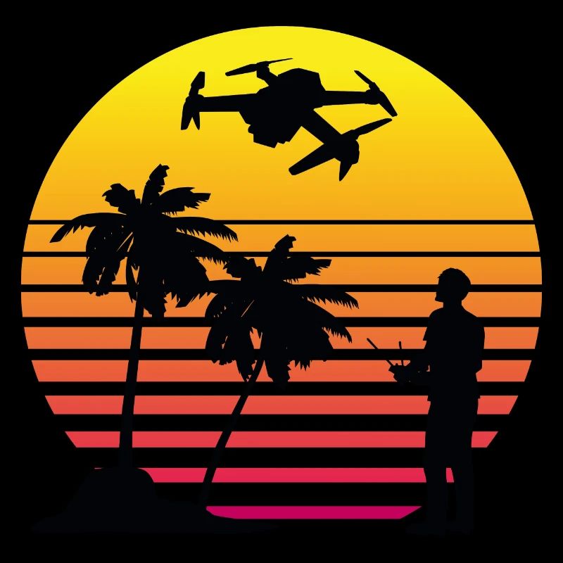 Drone Pilot Sun Palms Summer