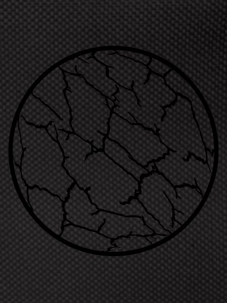 Cracks Pattern Planet Ball