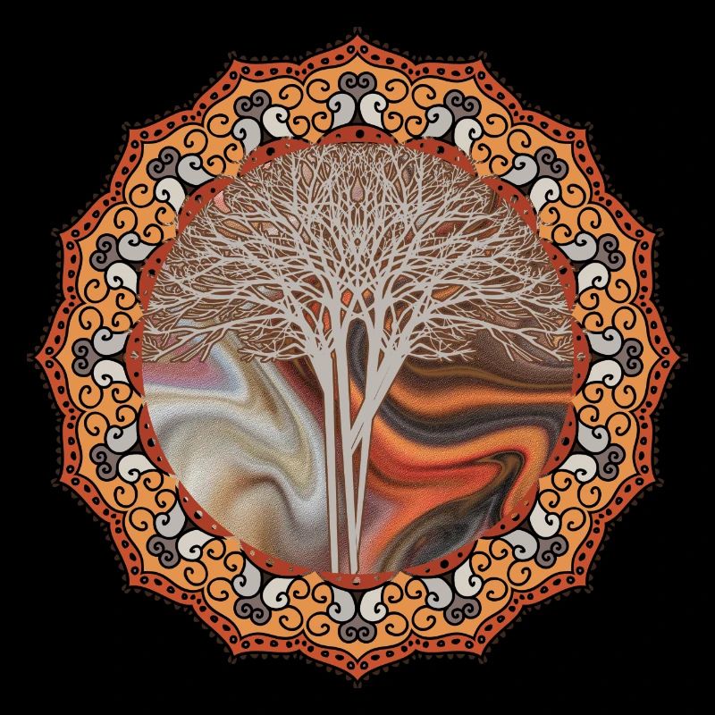 Mandala Baum Geschenkidee