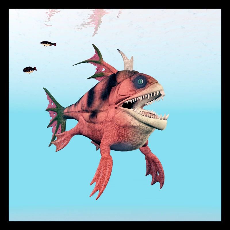 Monströser Fisch