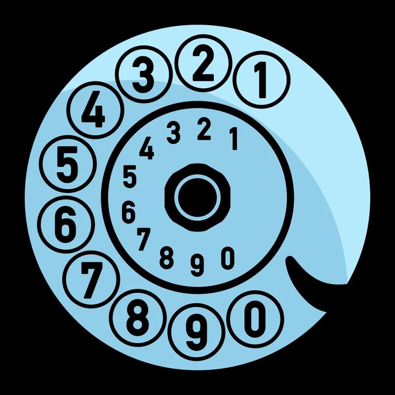 Wählscheibe Vintage Telefon anrufen Retro Technik