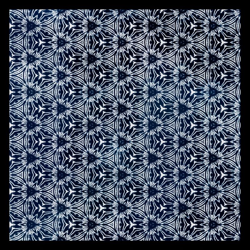 Silver Grey Dark Blue Tie Dye Textile Pattern