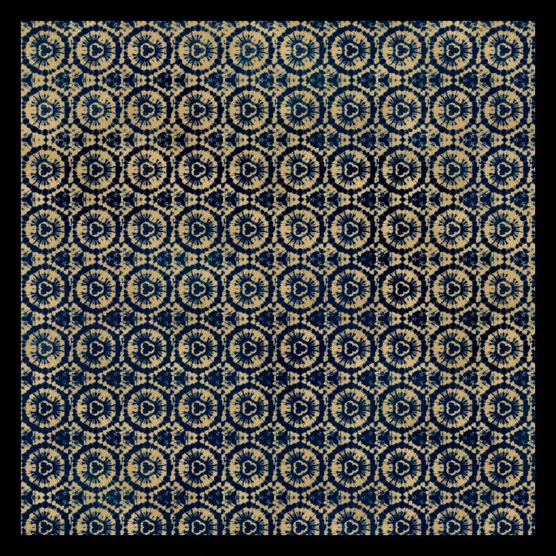 Gold Tie Dye Textile Pattern