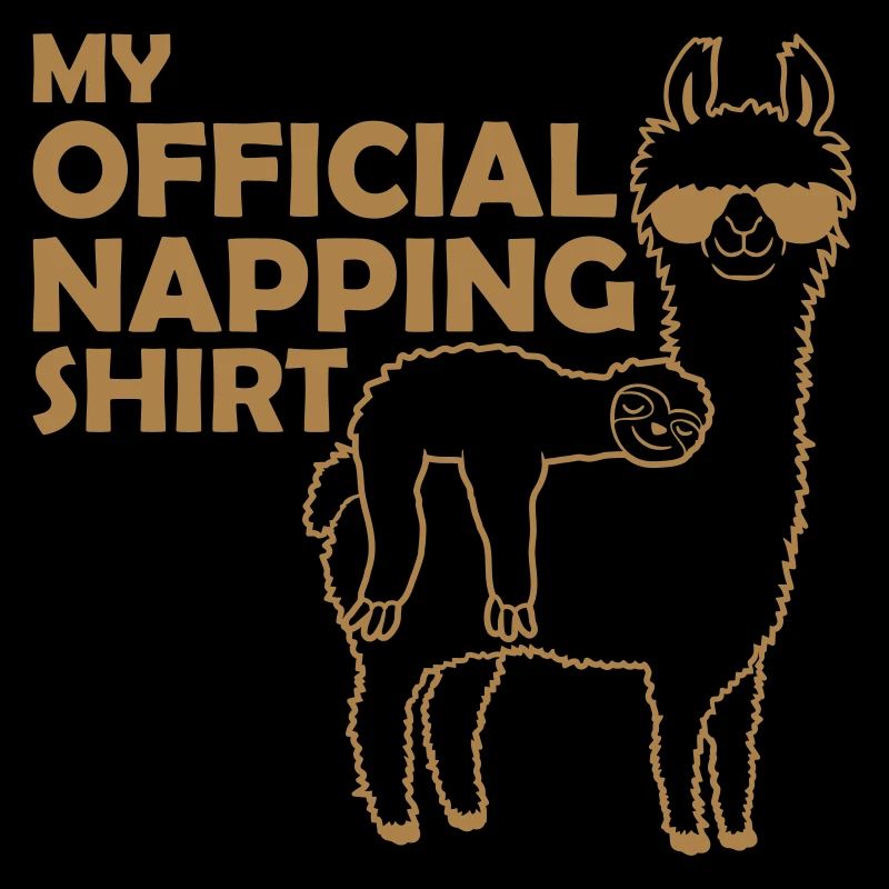 Faultier Lama napping shirt