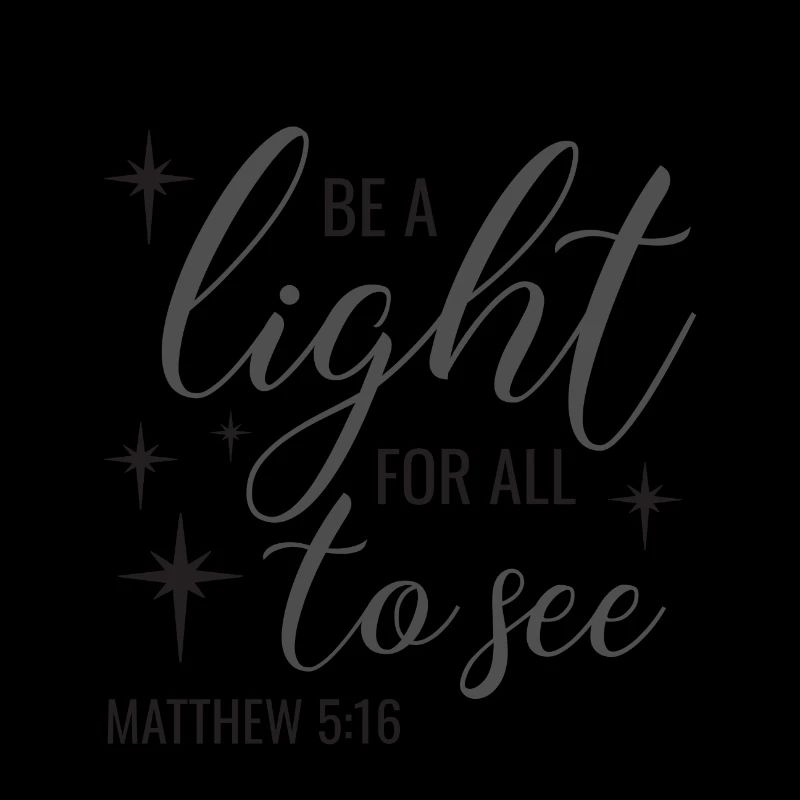 Christian Design Be a Light for all to see