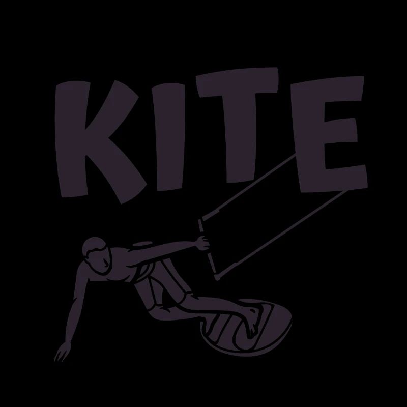 Kitesurf | logo et dessin Kite pour Kitesurfer
