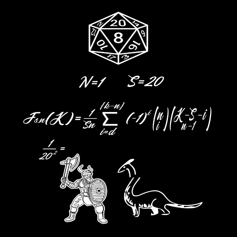 The science of 20 sided dice math lover