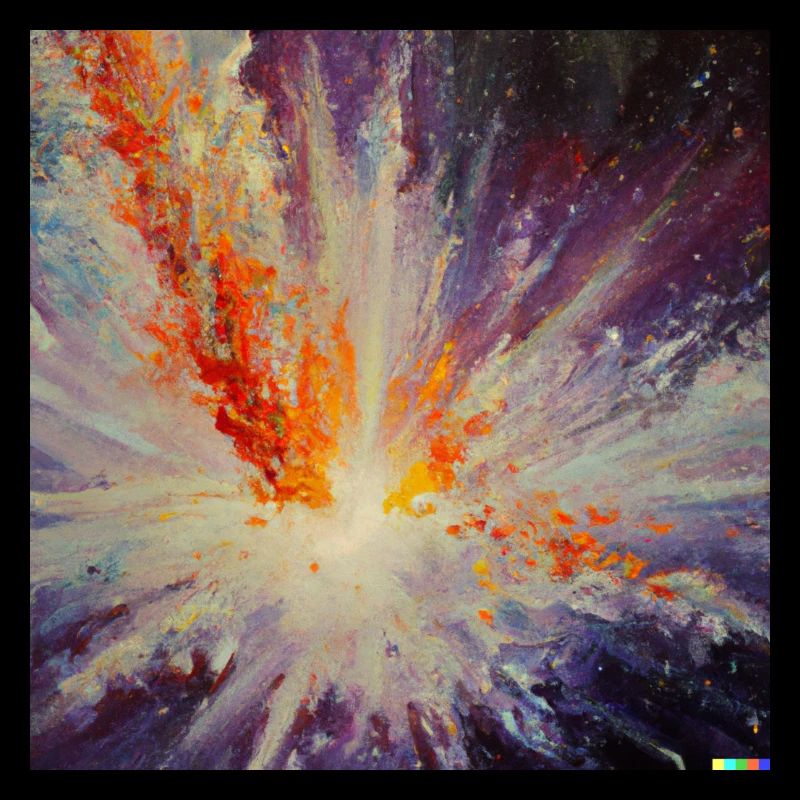 Explosion eines Sterns