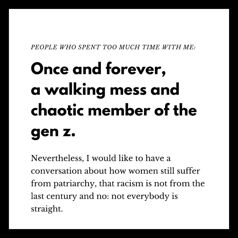 A walking mess.