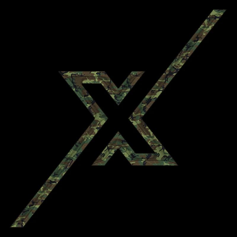 Symbol shape typography letter Alphabet X