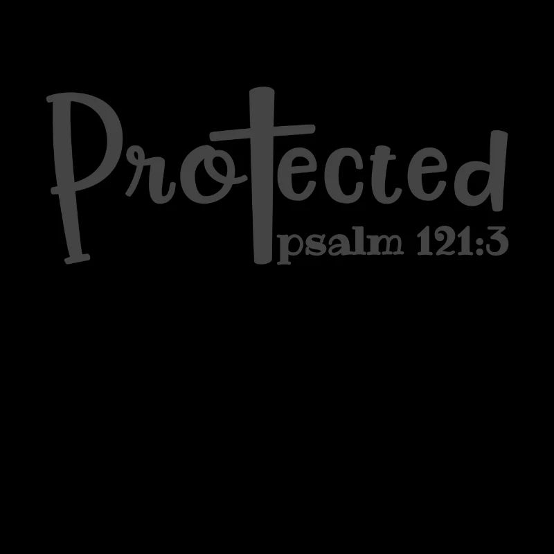 Christian Design Protected Psalm 121 Vers 3