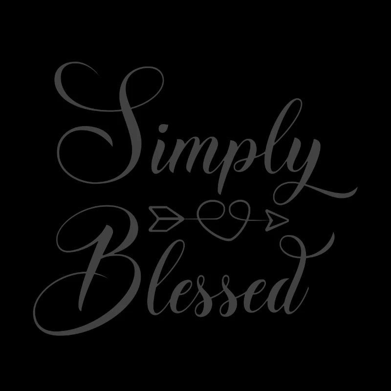 Christian Design Simply Blessed