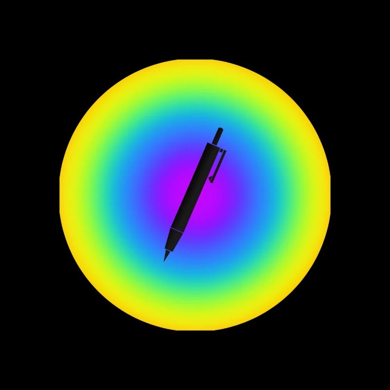 Bunter Kreis mit Stift