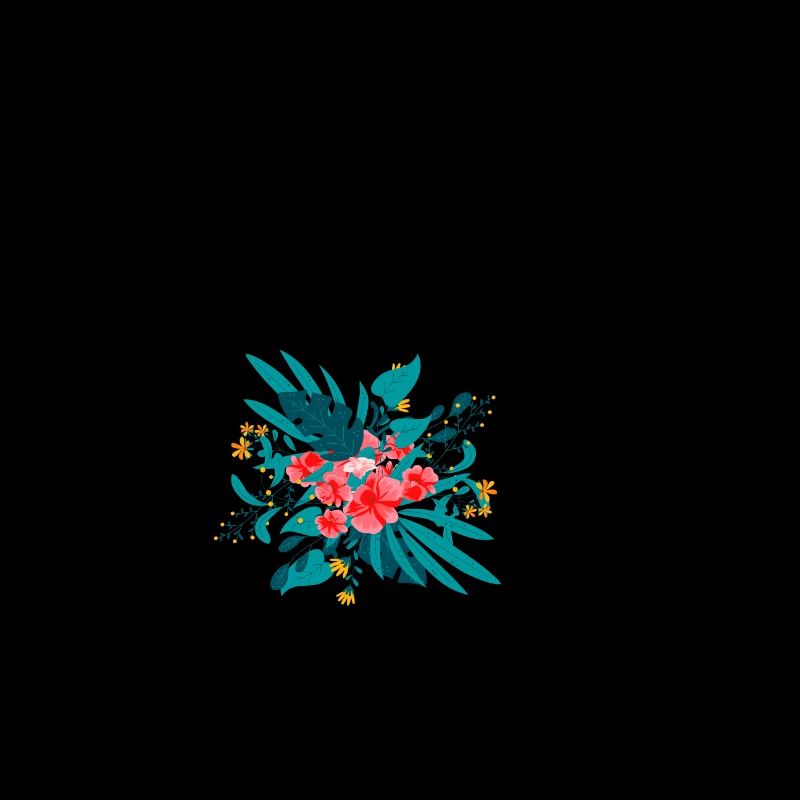 letter L flowered