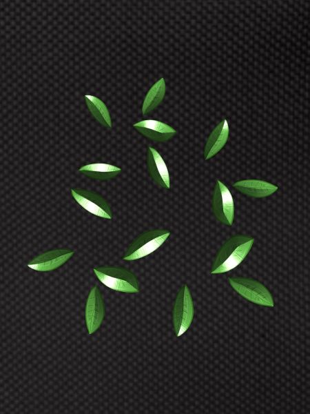 leaves glossy pattern sheet