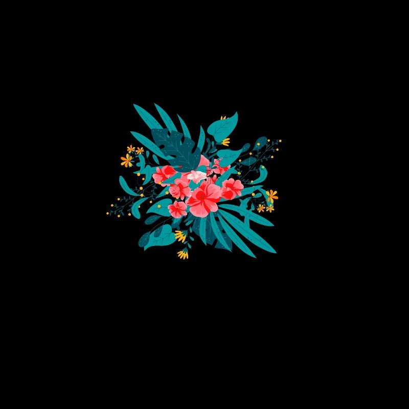 Buchstabe X geblümt