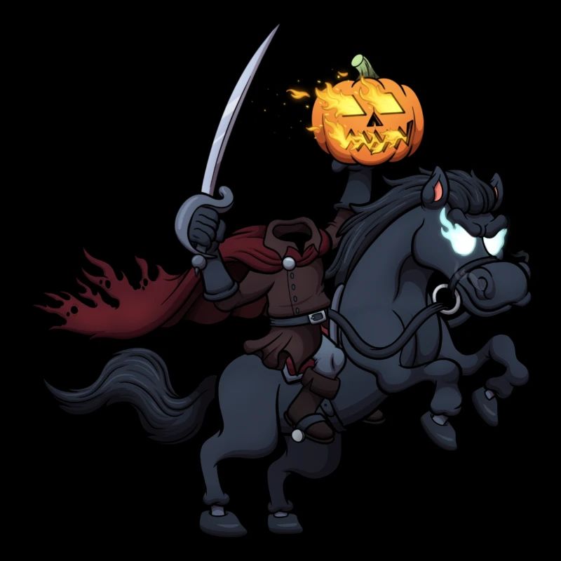 Cavalier effrayant d’Halloween
