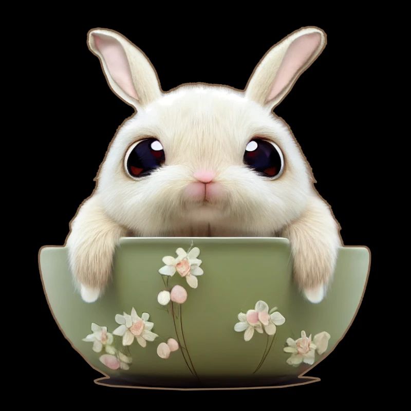 Sweet rabbit in shell