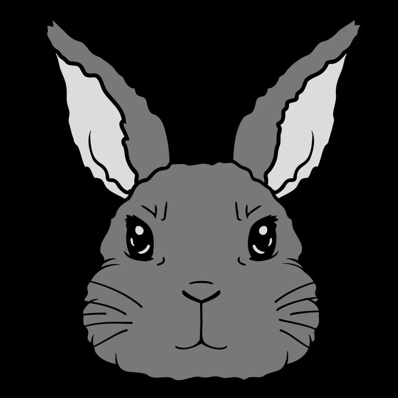 Cute little rabbit face