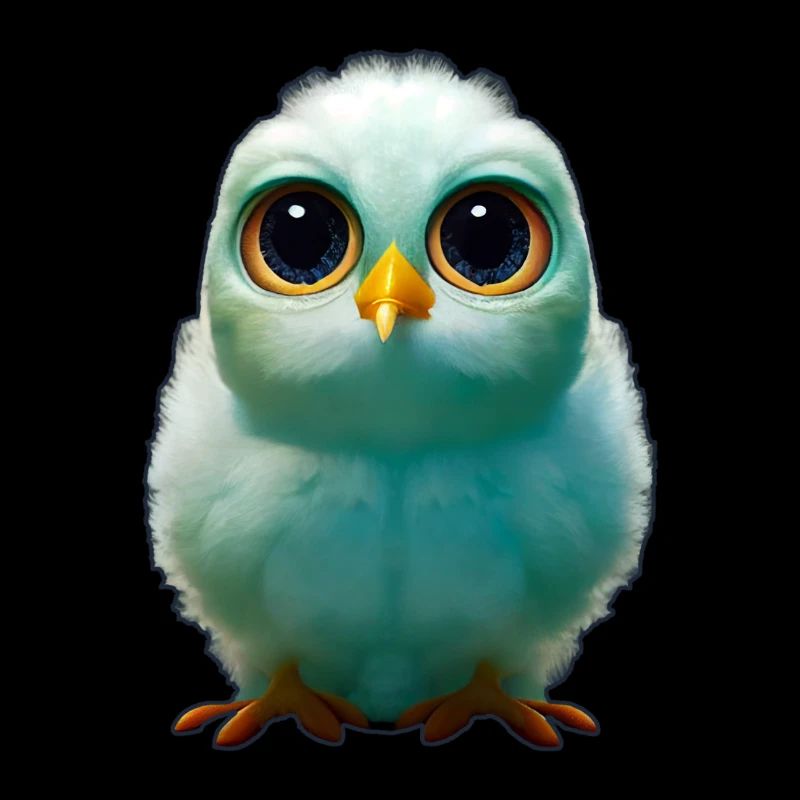 little blue chick
