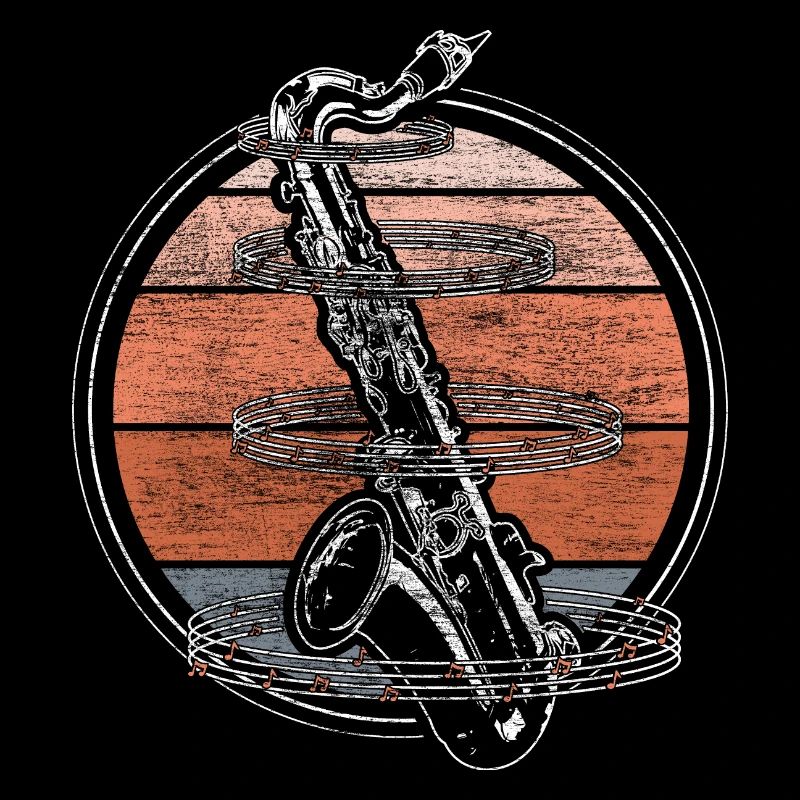 Saxophon Instrument Band Geschenk