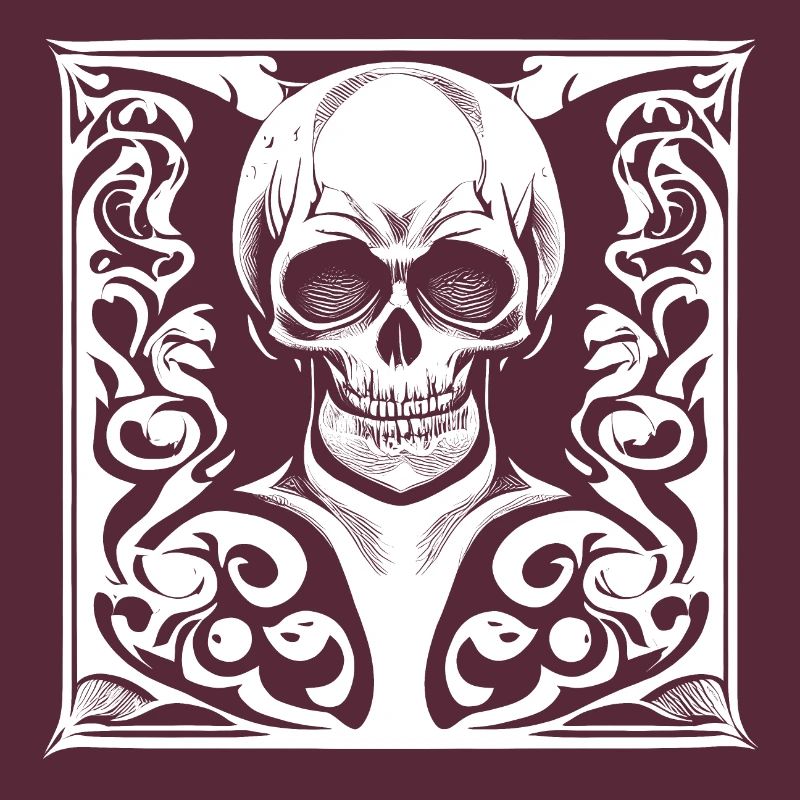 Halloween- oder Horror- Totenschädel