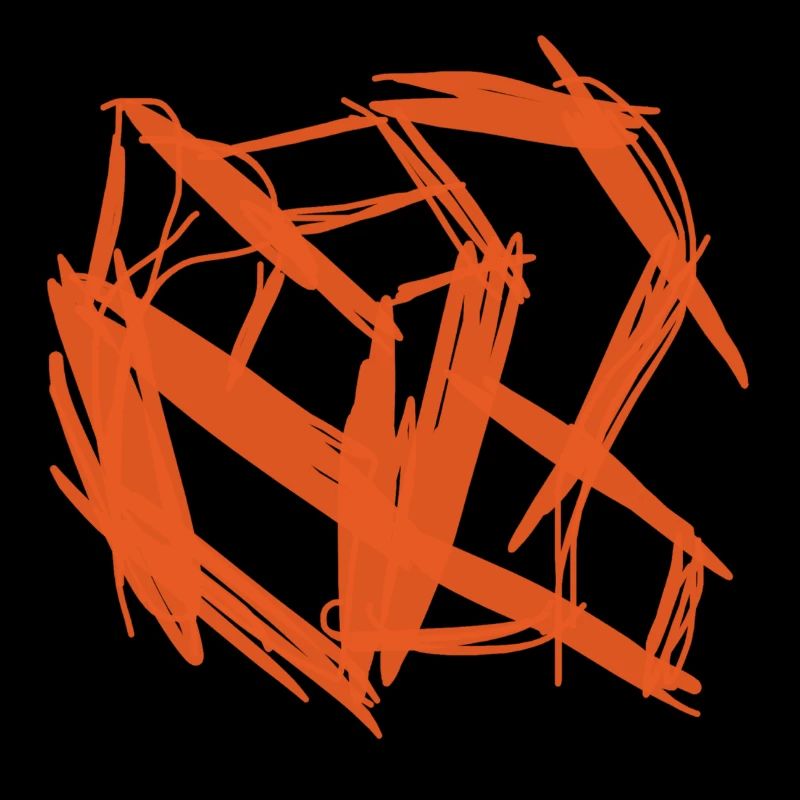 Orange Abstraktheit