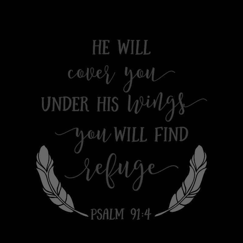 Christian Design He will cover you under His wing