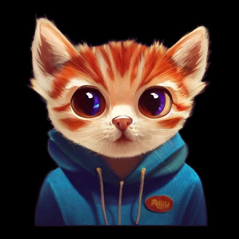 Kitten mit Pullover