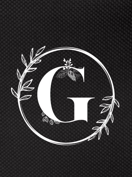 Lettre G Florale
