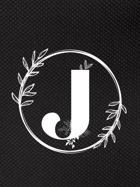 Letter J Floral