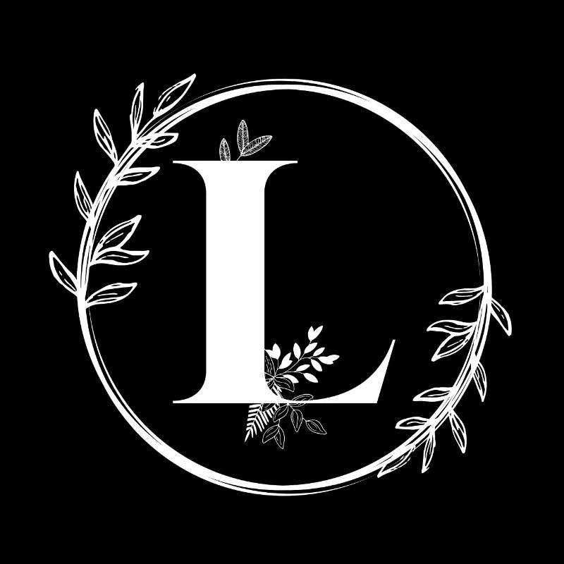 Lettre L Florale
