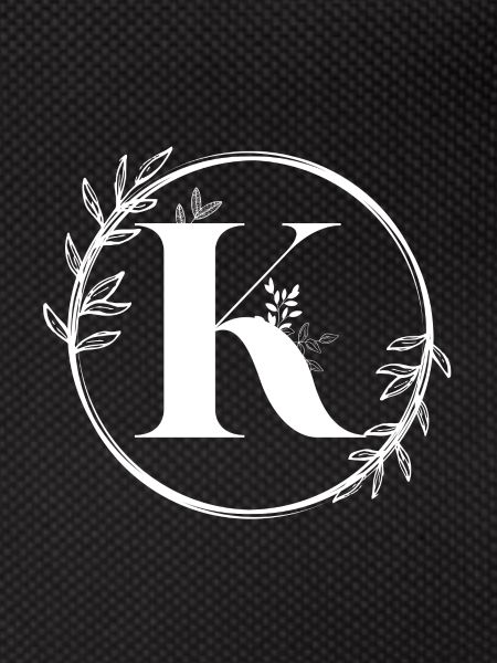 Floral K Letter